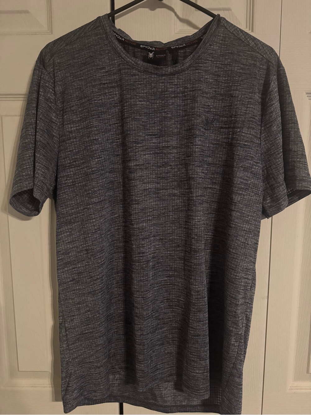 Spyder Men’s Charcoal Heather Short-Sleeve Performance Tee